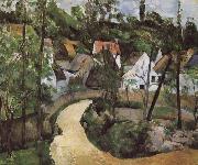 Paul Cezanne Road corner painting